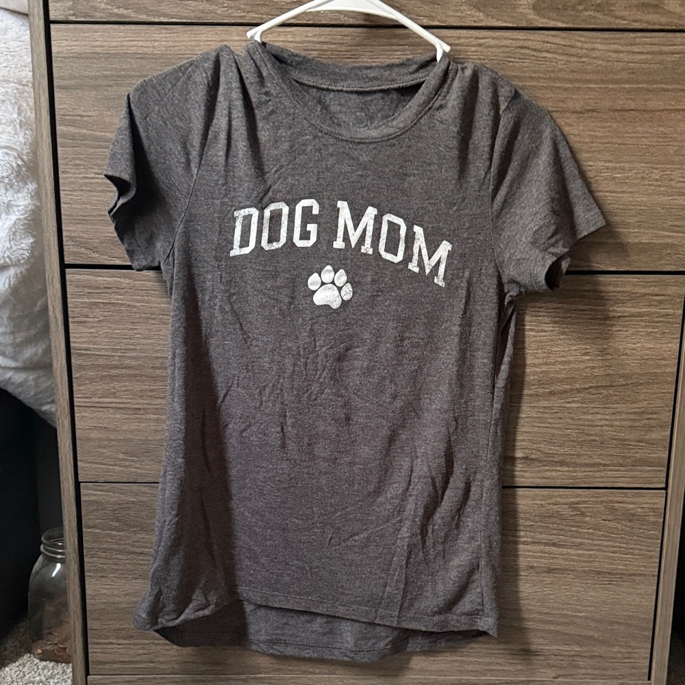 Modern Lux Charcoal Dog Mom Tee